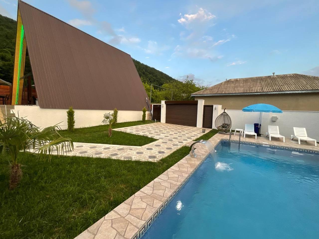 3Gozel Aframe Villa Gabala Exterior foto